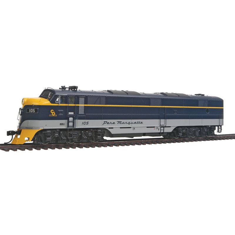Walthers Proto 920-47998 HO Scale EMD E7 Diesel C&O 105 with DCC - USED