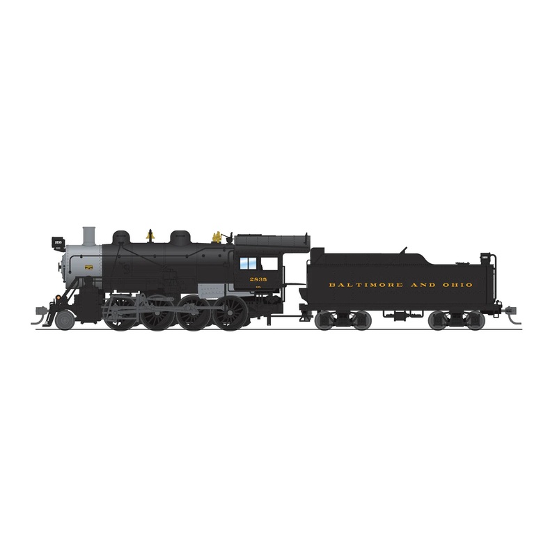 BLI 8732 HO Scale 2-8-0 Consolidation Steam Loco Baltimore & Ohio B&O 2835 (Sound/DC/DCC/Smoke)