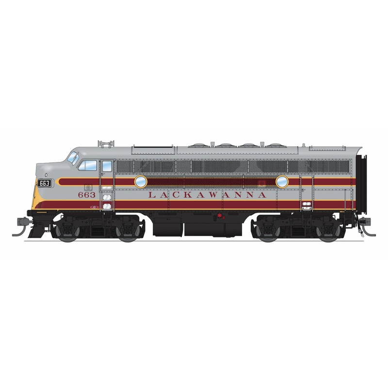 BLI 9664 HO Scale EMD FA Diesel Lackawanna DL&W 663 Stealth (Steamtown - DCC Ready)