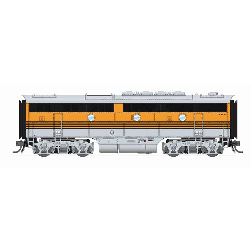 BLI 9669 HO Scale EMD F3B Diesel Rio Grande D&RGW 5523 Paragon4 (Prospector Scheme - Sound/DC/DCC)