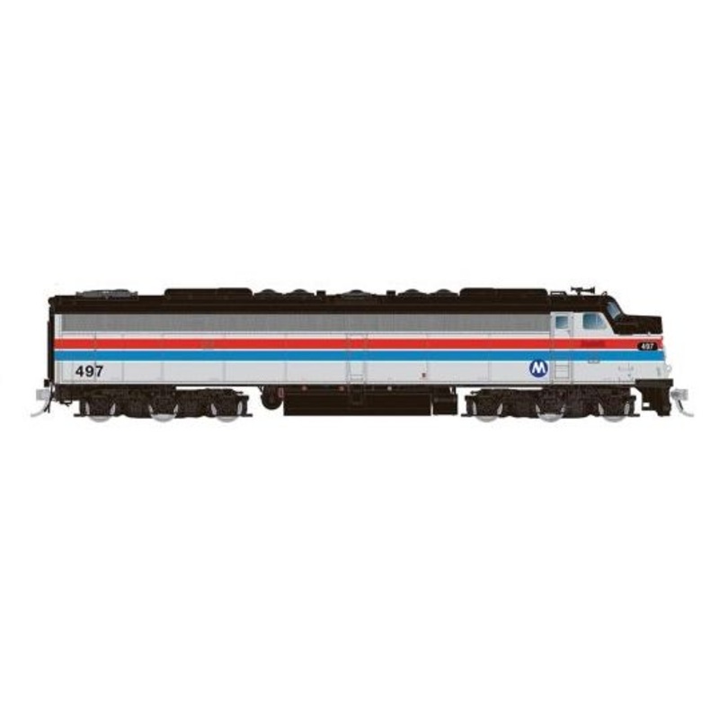 Rapido 28806 HO Scale EMD E8A with HEP Metro North 497 with DCC and Sound