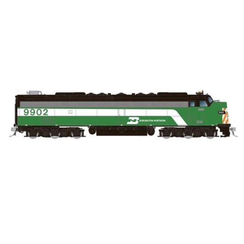 Rapido 28811 HO Scale EMD E8A with HEP Burlington Northern BN 9904 DCC and Sound