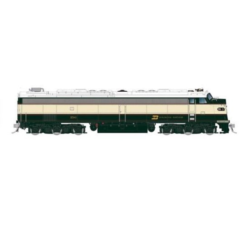 Rapido 28814 HO Scale EMD E8A with HEP Burlington Northern Executive BN 9925 with DCC and Sound