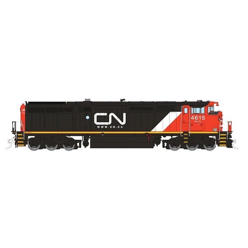 Rapido Trains 24021 HO Scale GE Dash 8-40CM CN Website BC Rail 4615