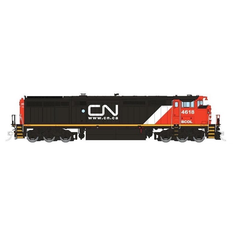 Rapido Trains 24022 HO Scale GE Dash 8-40CM CN Website BC Rail 4618