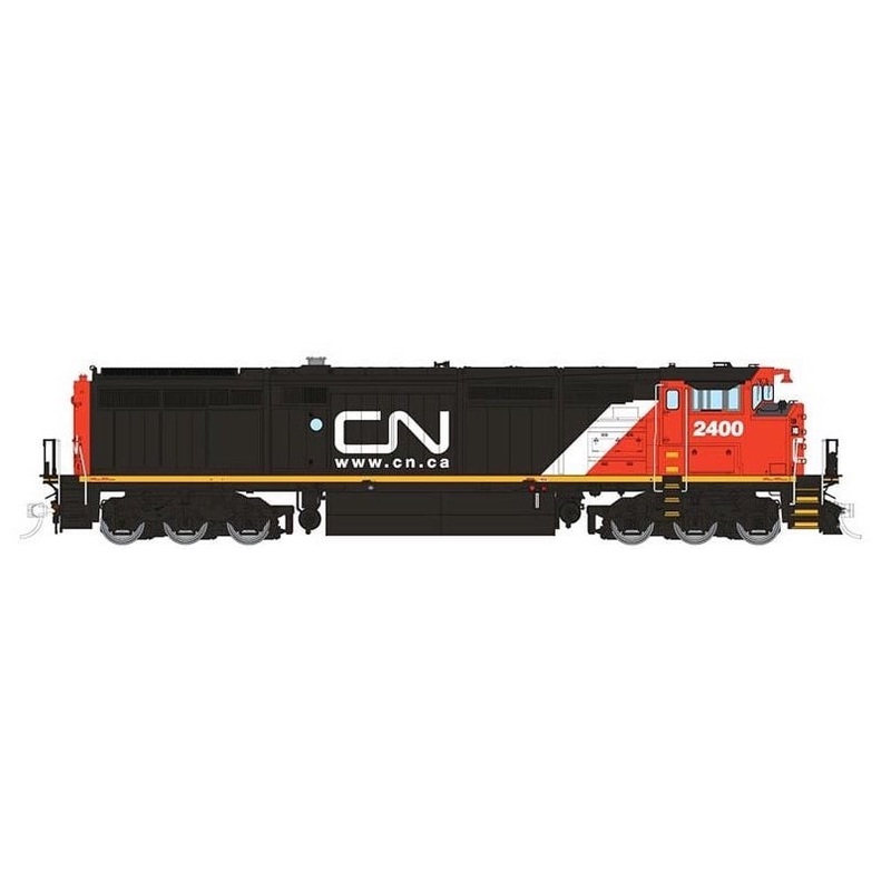 Rapido Trains 24507 HO Scale GE Dash 8-40CM Canadian National "Website" CN 2400 DCC Sound