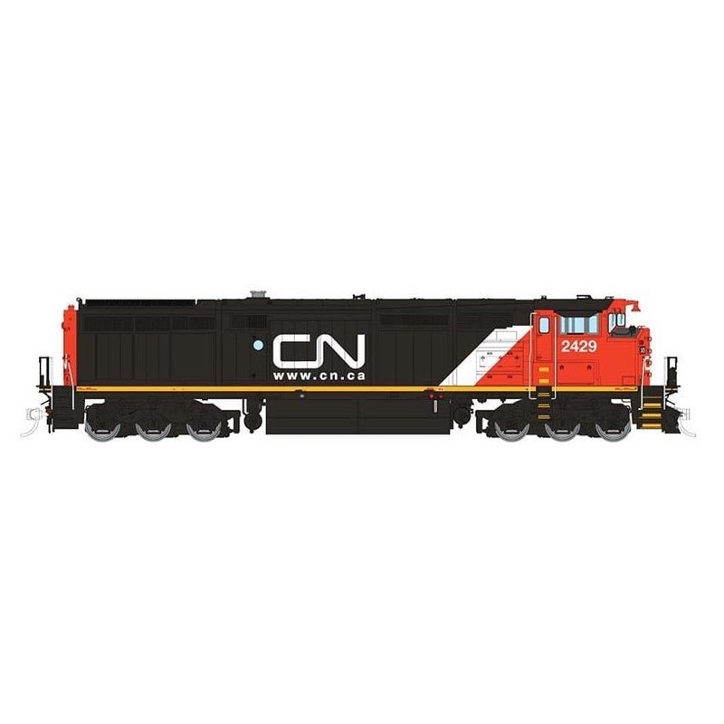 Rapido Trains 24508 HO Scale GE Dash 8-40CM Canadian National "Website" CN 2429 DCC Sound