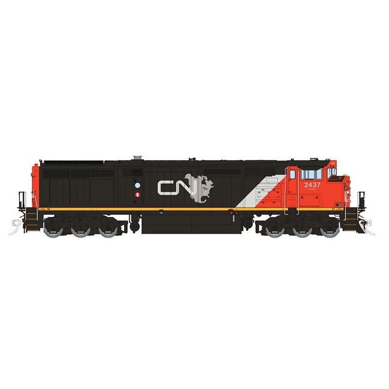 Rapido Trains 24511 HO Scale GE Dash 8-40CM Canadian National "North American" CN 2437 DCC Sound