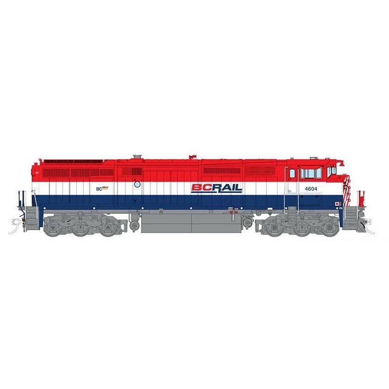 Rapido Trains 24515 HO Scale GE Dash 8-40 British Columbia BC Rail 4607 DCC and Sound