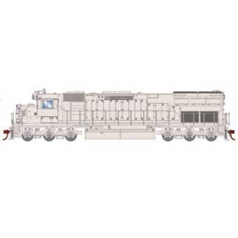 Athearn 86984 HO Scale EMD SD45T-2 Undecorated DCC & Sound