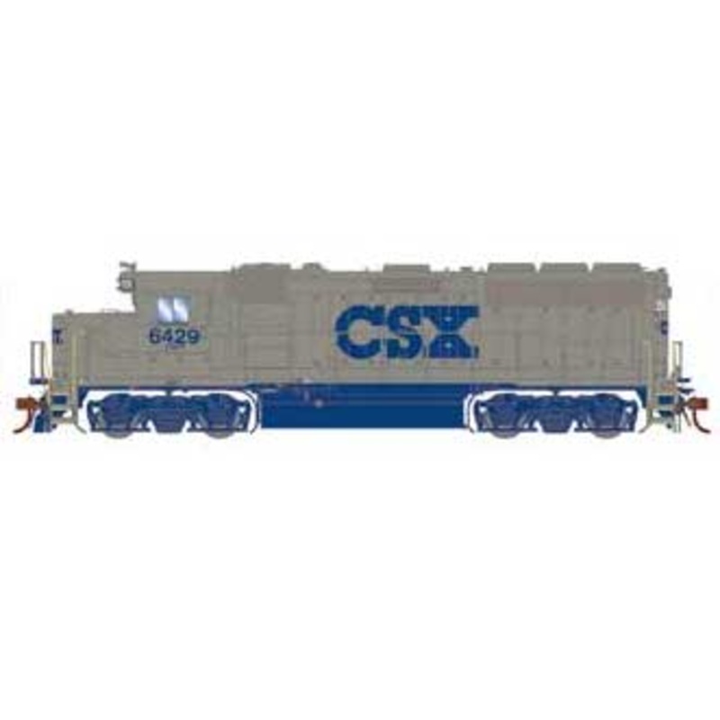 Athearn Genesis G64929 HO Scale GP40-2 "Stealth Gray" CSXT 6429 DCC & Sound