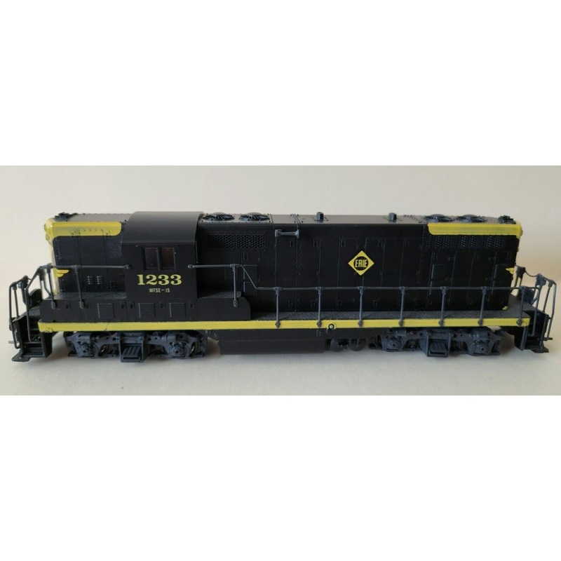 Atlas (Yellow Box) 8232 HO Scale EMD GP7 Diesel Erie 1233 - NOS