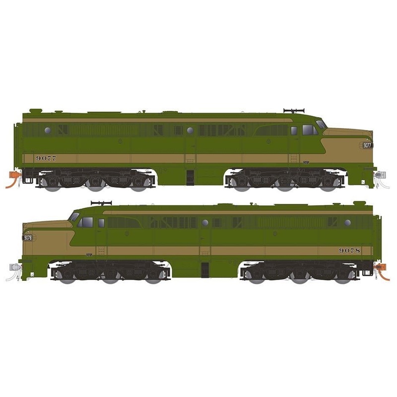 Rapido 23544 HO Scale ALCo PA-1 / PB-1 Canadian National CN Demonstrator 9077/9078 DCC and Sound