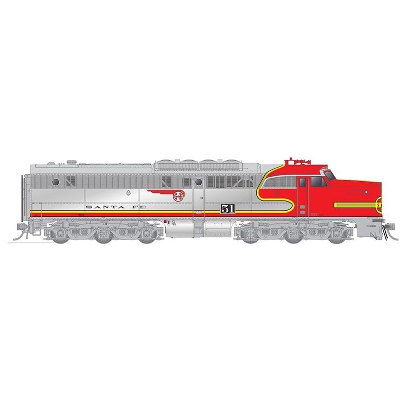 Rapido 23545 HO Scale ALCo PA-1  Santa Fe "Repowered" ATSF 51L (DCC and Sound)