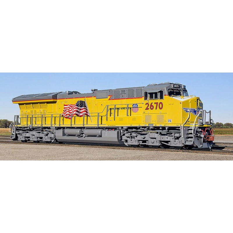 ScaleTrains Rivet 33208 HO Scale GE C45AH Tier 4 GEVo Diesel Union Pacific UP 2670 - Like New USED