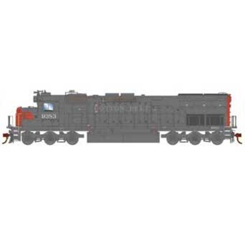 Athearn 86878 HO Scale EMD SD45T-2 Cotton Belt 9383 Primed for Grime