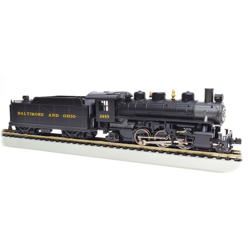 Bachmann 51506 HO Scale 2-6-2 Prairie Steam Locomotive with Smoke B&O 2453