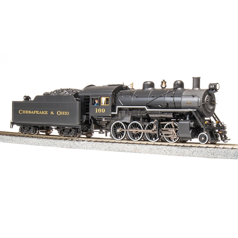 BLI 7329 HO Scale 2-8-0 Consolidation Steam Loco Chesapeake & Ohio C&O 169 Paragon4 DCC
