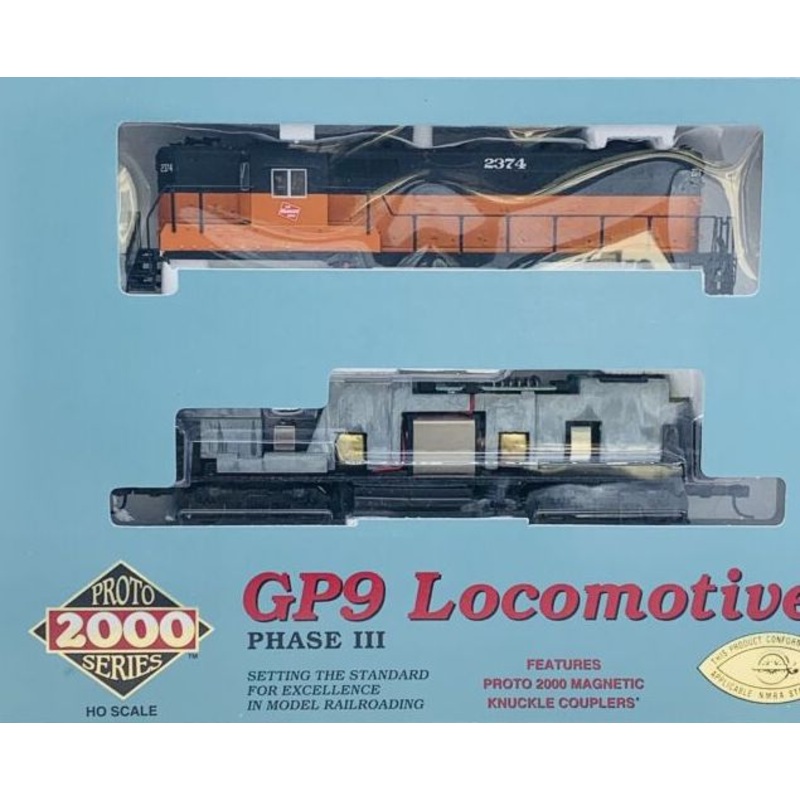 Life-Like Proto 2000 433-21638 HO Scale EMD GP9 Diesel MILW 2374 - NOS