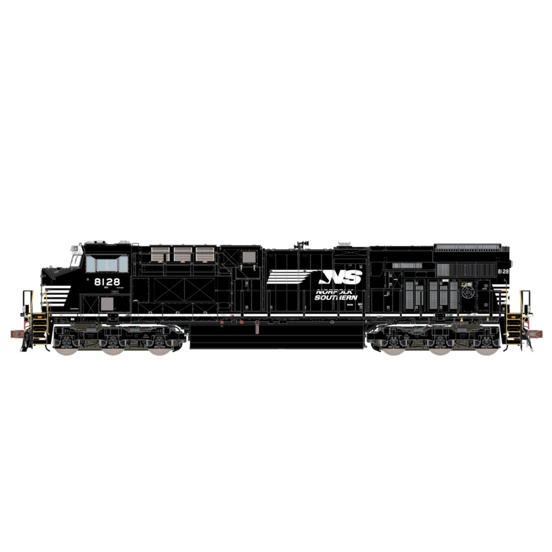 ScaleTrains Rivet 33610 HO Scale GE ES44AC Norfolk Southern NS 8128 with PTC DCC & Sound