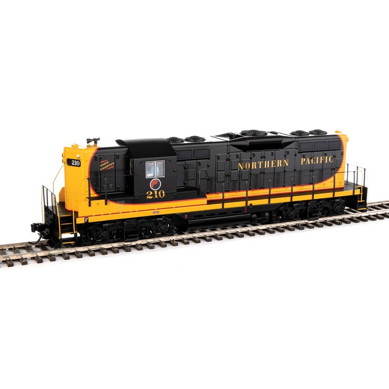 Walthers Mainline 910-10485 HO Scale EMD GP9 High Hood Northern Pacific NP 210