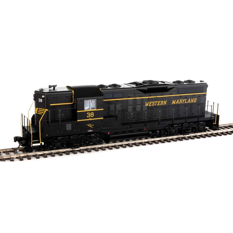 Walthers Mainline 910-10490 HO Scale EMD GP9 High Hood Western Maryland WM 38