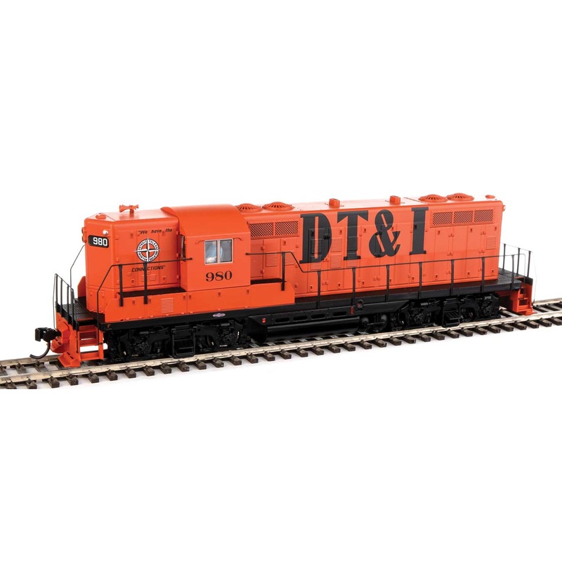 Walthers Mainline 910-20483 HO Scale EMD GP9 Phase II High Hood DT&I 980 DCC & Sound