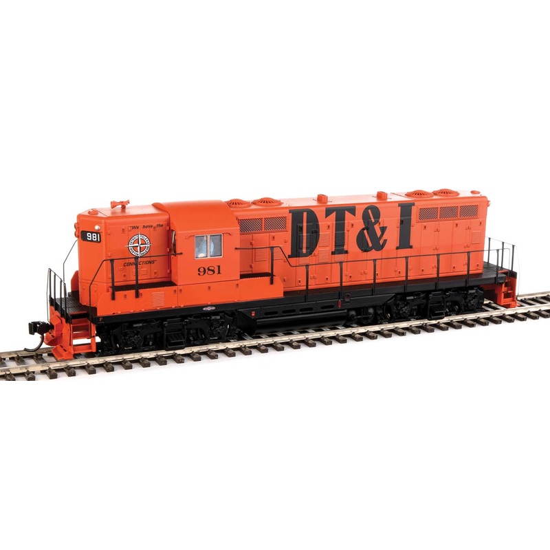 Walthers Mainline 910-20484 HO Scale EMD GP9 Phase II High Hood DT&I 981 DCC & Sound