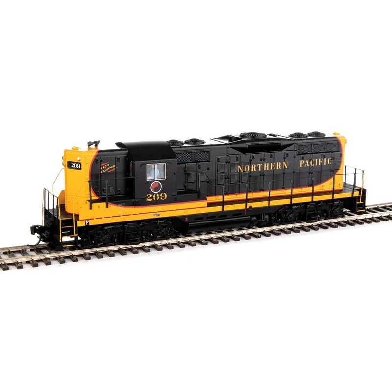 Walthers Mainline 910-20486 HO Scale EMD GP9 Phase II High Hood Northern Pacific NP 209 DCC & Sound