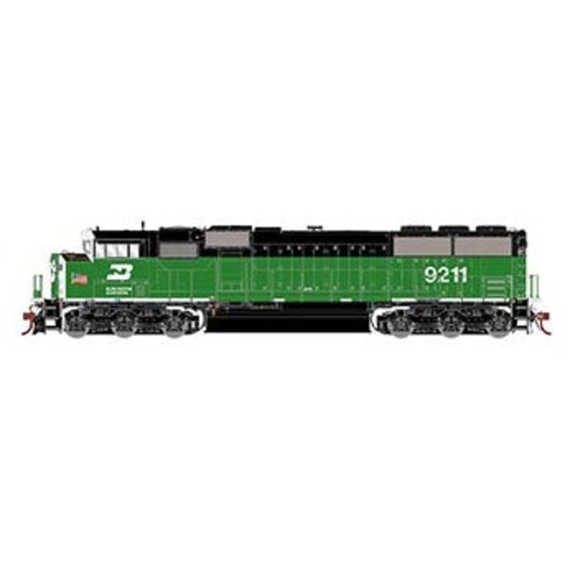 Athearn Genesis 2.0 G75638 HO Scale SD60M Tri-Clops Burlington Northern BN 9211 DCC Sound