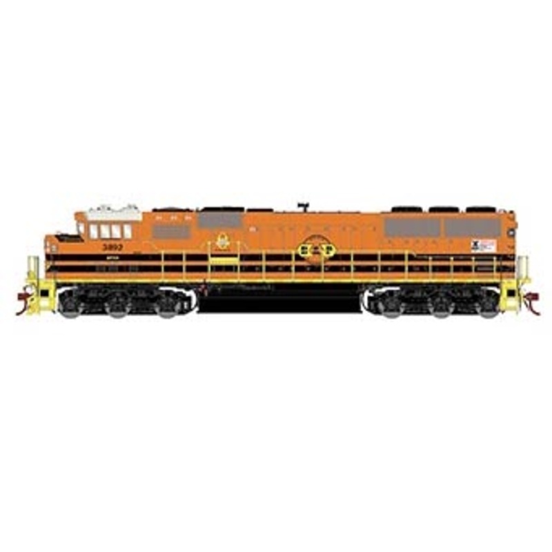 Athearn Genesis 2.0 G75648 HO Scale SD60M Tri-Clops Buffalo & Pittsburgh B&P 3892 DCC Sound