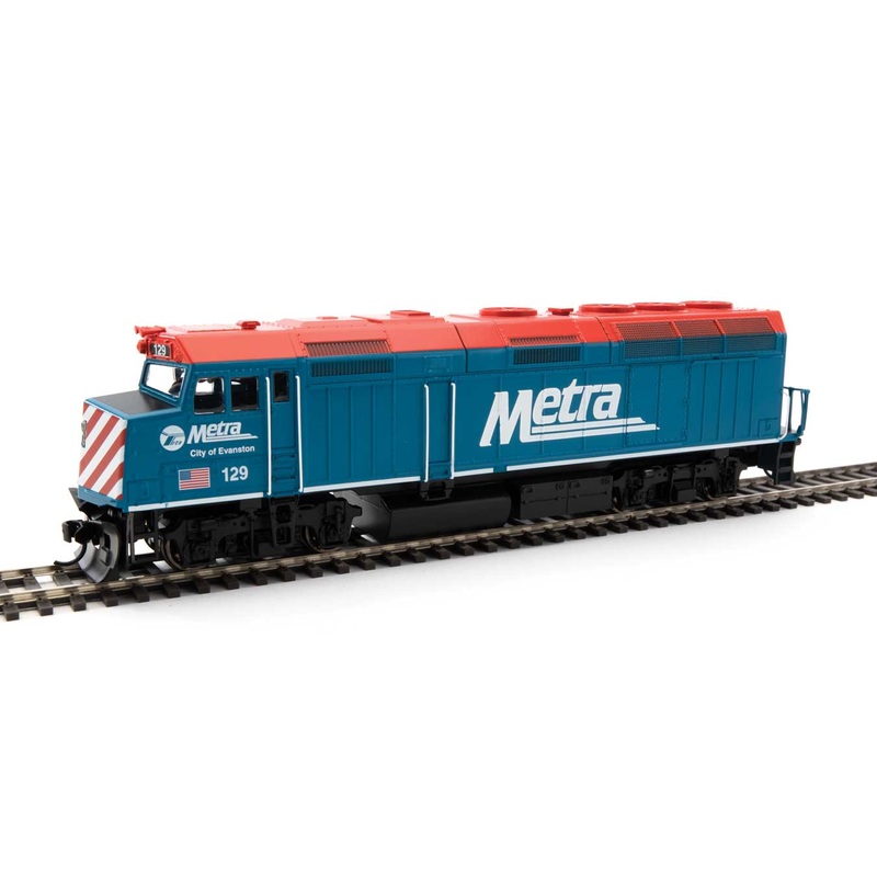 Walthers 910-9473 HO Scale EMD F40PH Metra 129