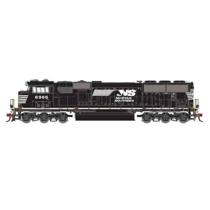 Athearn G65294 HO Scale SD60E Norfolk Southern NS 6986 DCC & Sound