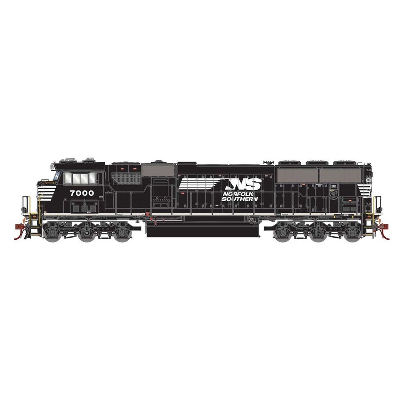 Athearn G65295 HO Scale SD60E Norfolk Southern NS 7000 DCC & Sound