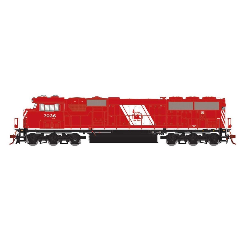 Athearn G65297 HO Scale SD60E Norfolk Southern "CNJ Heritage" NS 7036 DCC Sound