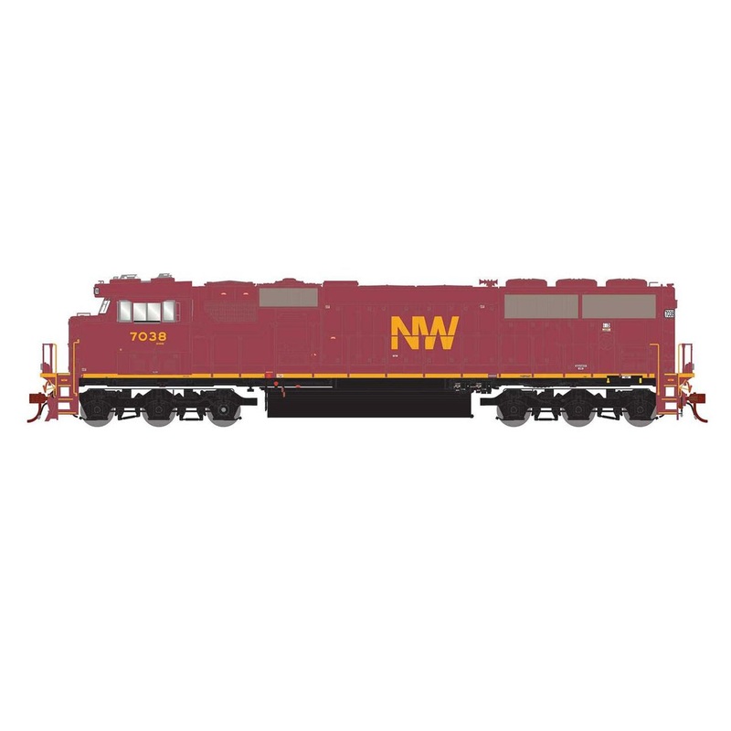 Athearn G65299 HO Scale SD60E Norfolk Southern "NW Heritage" NS 7038 DCC Sound