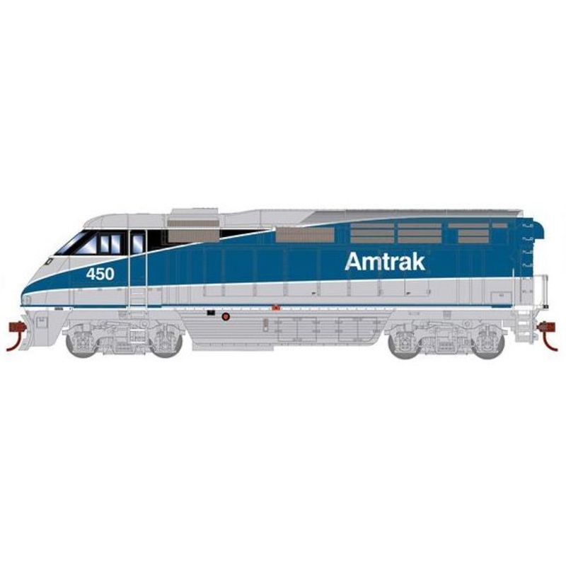 Athearn RTR 64848 HO Scale EMD F59PHI Diesel Amtrak Surfliner 450 DC