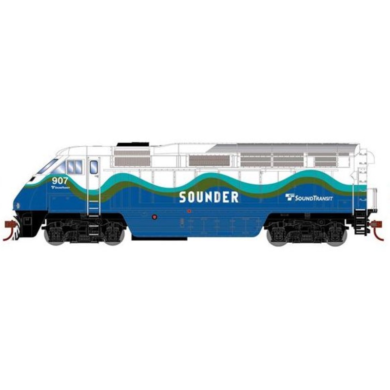 Athearn RTR 64853 HO Scale EMD F59PHI Diesel Sounder SDRX 907 DC