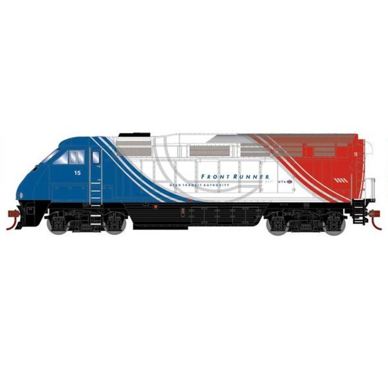 Athearn RTR 64856 HO Scale EMD F59PHI Diesel Utah FrontRunner UTAX 15 DC
