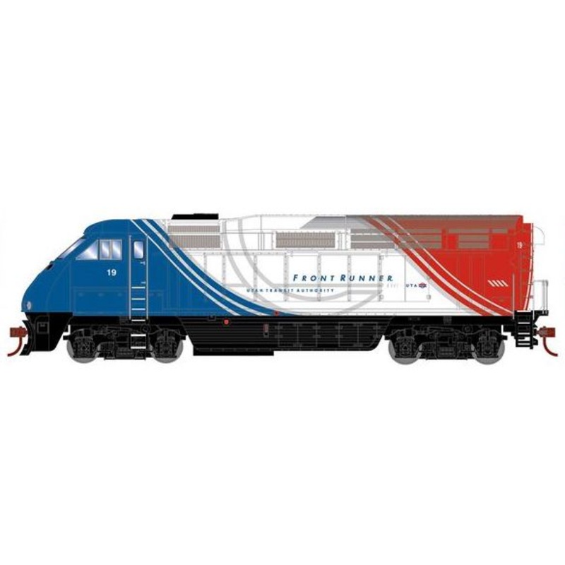 Athearn RTR 64957 HO Scale EMD F59PHI Diesel Utah FrontRunner UTAX 19 DCC & Sound