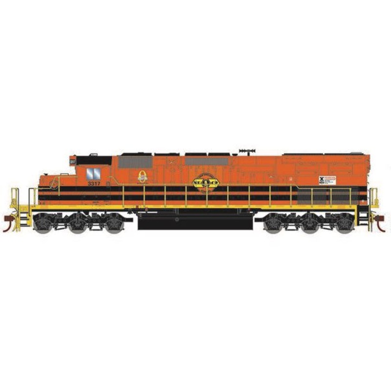 Athearn RTR 71856 HO Scale EMD SD40T-2 New England Central NECR 3317 DCC & Sound
