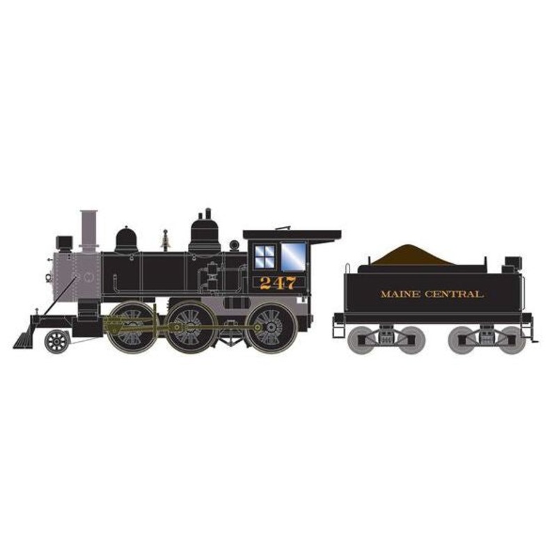 Athearn RTR 87242 HO Scale 2-6-0 Steam Locomotive Maine Central MEC 247