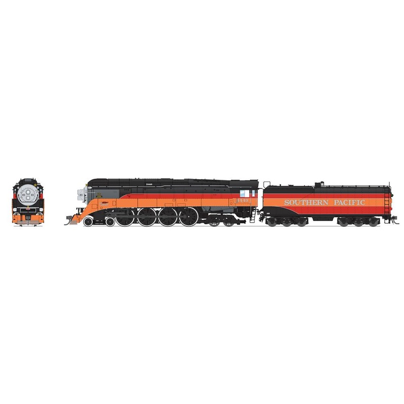 BLI 7611 HO Scale GS-4 Southern Pacific 4449 Daylight Excursion 1981-2000 Paragon4 Hybrid