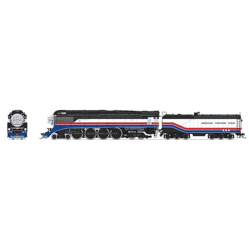 BLI 7612 HO Scale GS-4 Southern Pacific 4449 American Freedom Train 1975 Paragon4 Hybrid