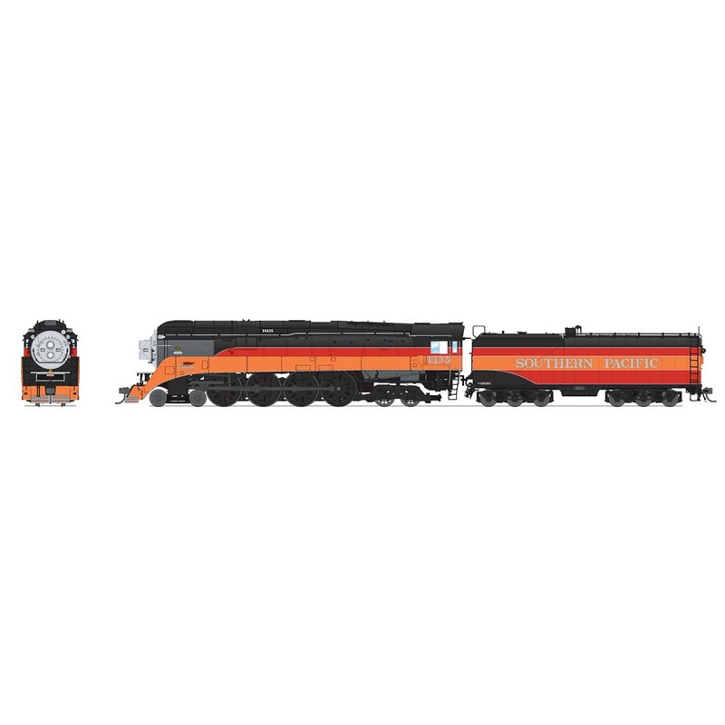 BLI 7617 HO Scale GS-4 Southern Pacific 4444 Post-War Daylight Paragon4 Hybrid