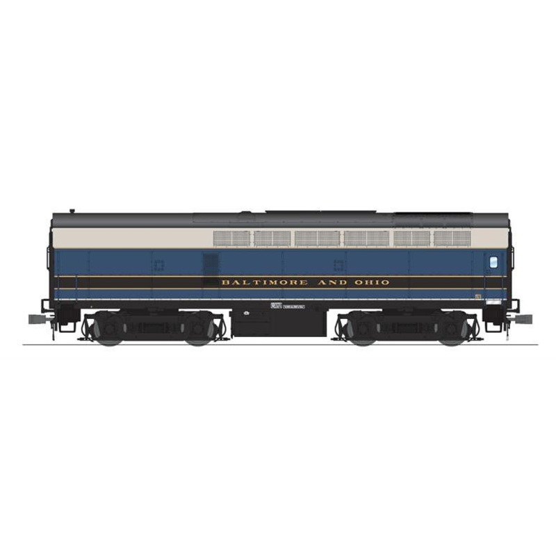 BLI 8275 HO Scale Baldwin RF-16 B Unit Sharkknose Diesel Baltimore & Ohio B&O 857X - Stealth