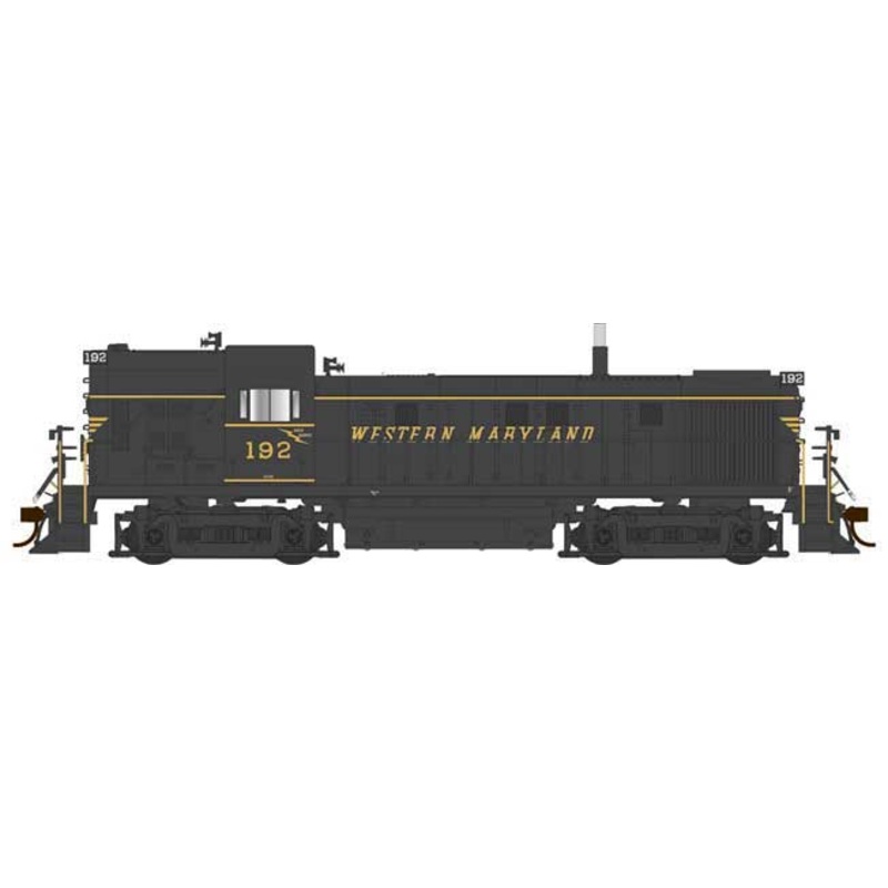 Bowser 25459 HO Scale ALCo RS-3 Hammerhead Diesel Western Maryland WM 194 DC