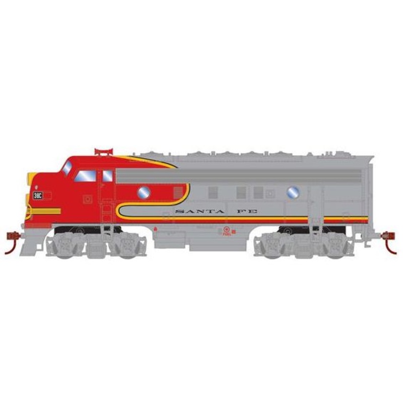 Roundhouse 3311 HO Scale EMD F7A Santa Fe ATSF 38C DC