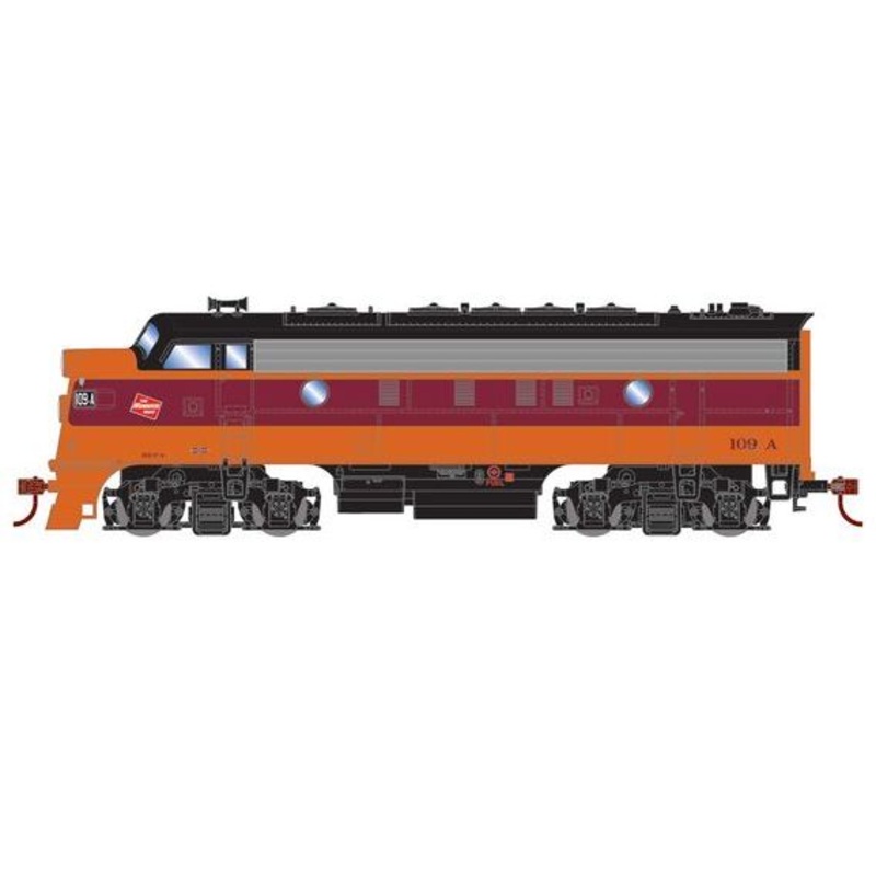 Roundhouse 3319 HO Scale EMD F7A Milwaukee Road MILW 109A DC