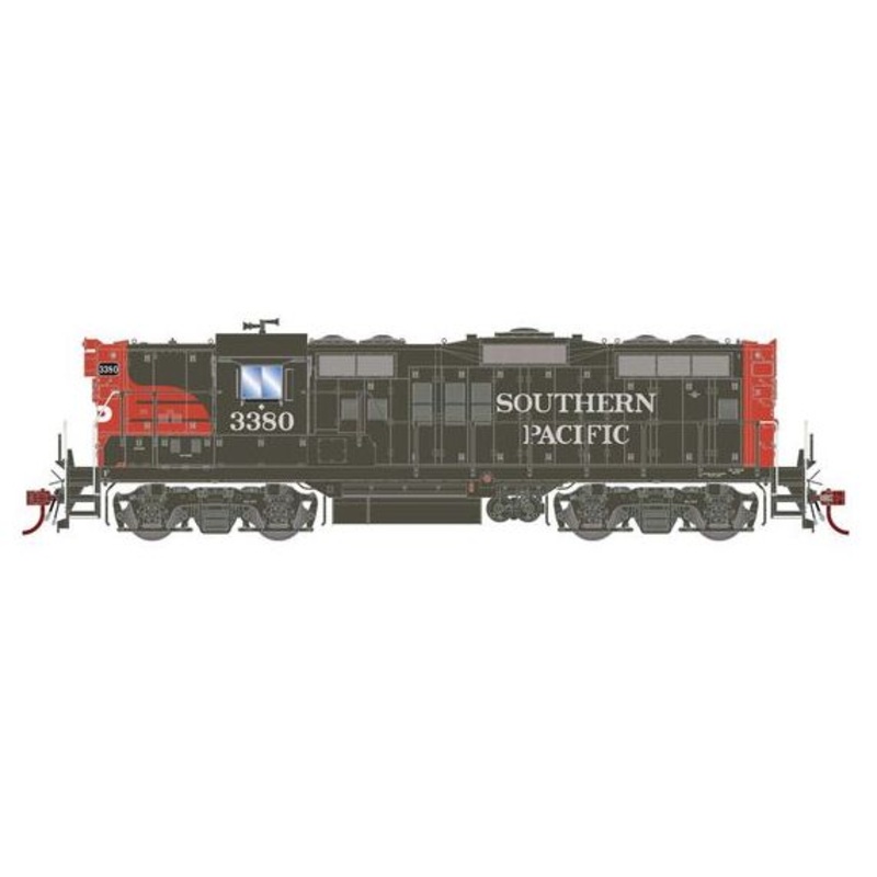 Athearn Genesis G82825 HO Scale EMD GP9 Southern Pacific SP Phase II 3380 DCC Sound